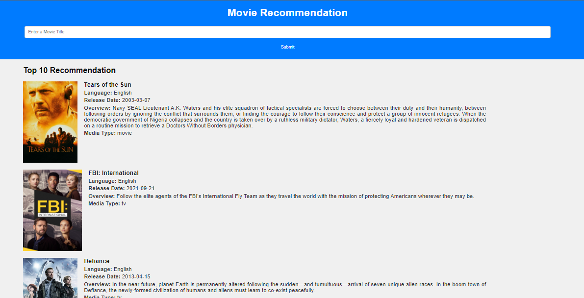 Movie Recommendation